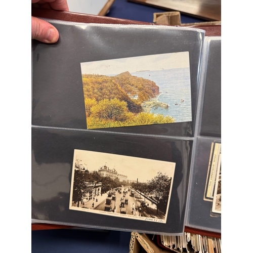 187 - Large collection of vintage postcards