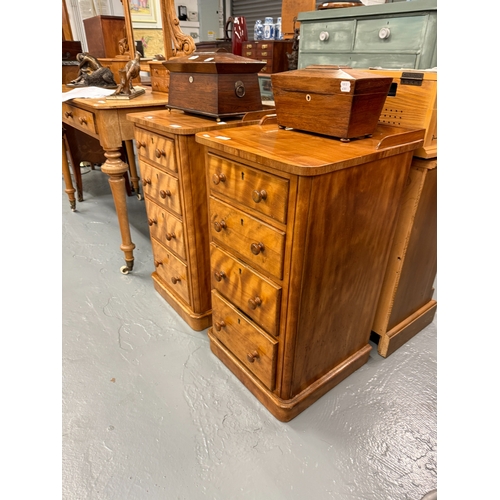 257 - Pair of bedside chests - Approx W 42cm D 42cm H 77cm.