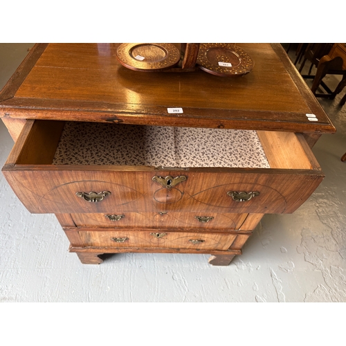 282 - Antique split chest of 4 drawers 18thC. - Approx. W87cm H103cm D50cm