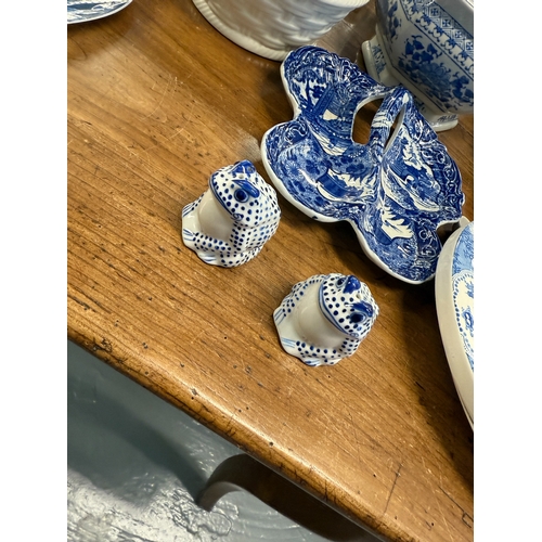 291 - Collection of mostly blue & white china