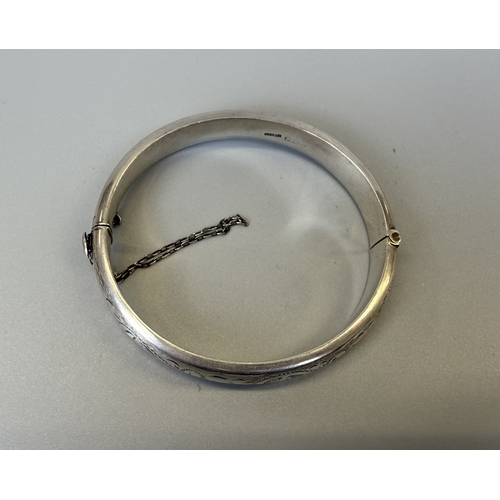 36 - Hallmarked silver bangle