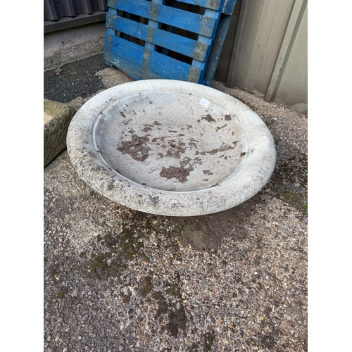 395 - Reconstituted stone water feature Approx. D87cm