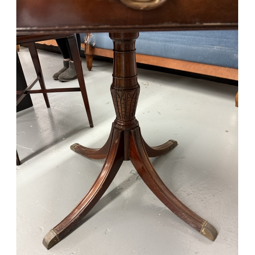 57 - Regency style drum table - Approx. W76cm H72cm D76cm