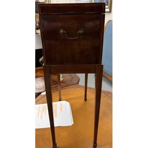 58 - Edwardian chest on stand - Approx. W38cm H68cm D22cm