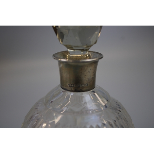 1 - 2 Hallmarked Silver Topped Bottles