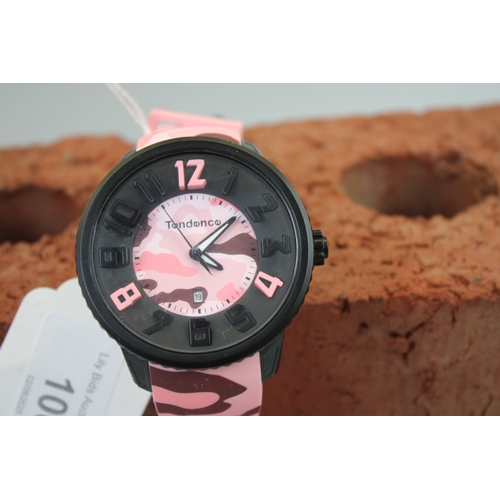 106 - Tendance Gulliver Round Camo Unisex Watch in Working Order
