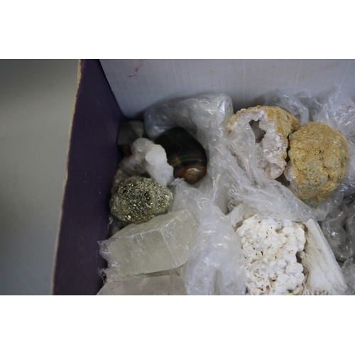 120 - Collection of Crystals & Marine Fossils to include Geodes, Tumbled Stones & Shell Fossils