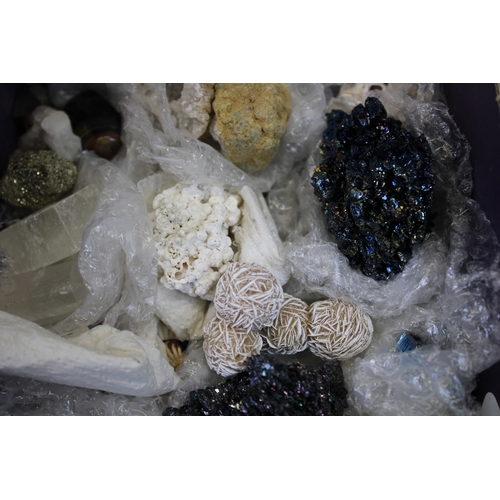 120 - Collection of Crystals & Marine Fossils to include Geodes, Tumbled Stones & Shell Fossils