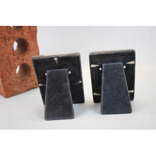 2 - 2 Small Hallmarked Silver Photo Frames