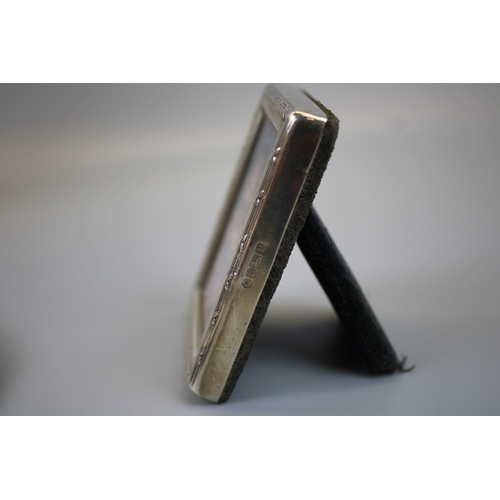 3 - 4 Small Hallmarked Silver Photo Frames