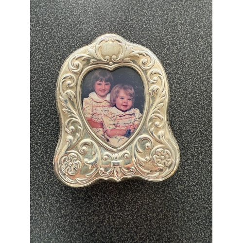 3 - 4 Small Hallmarked Silver Photo Frames