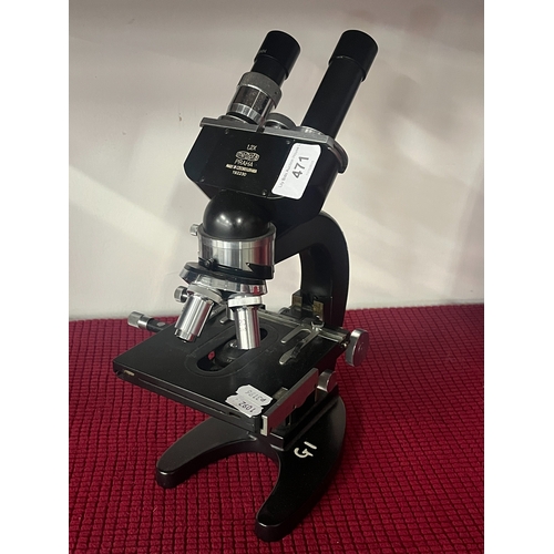 M E Opta Binocular Microscope