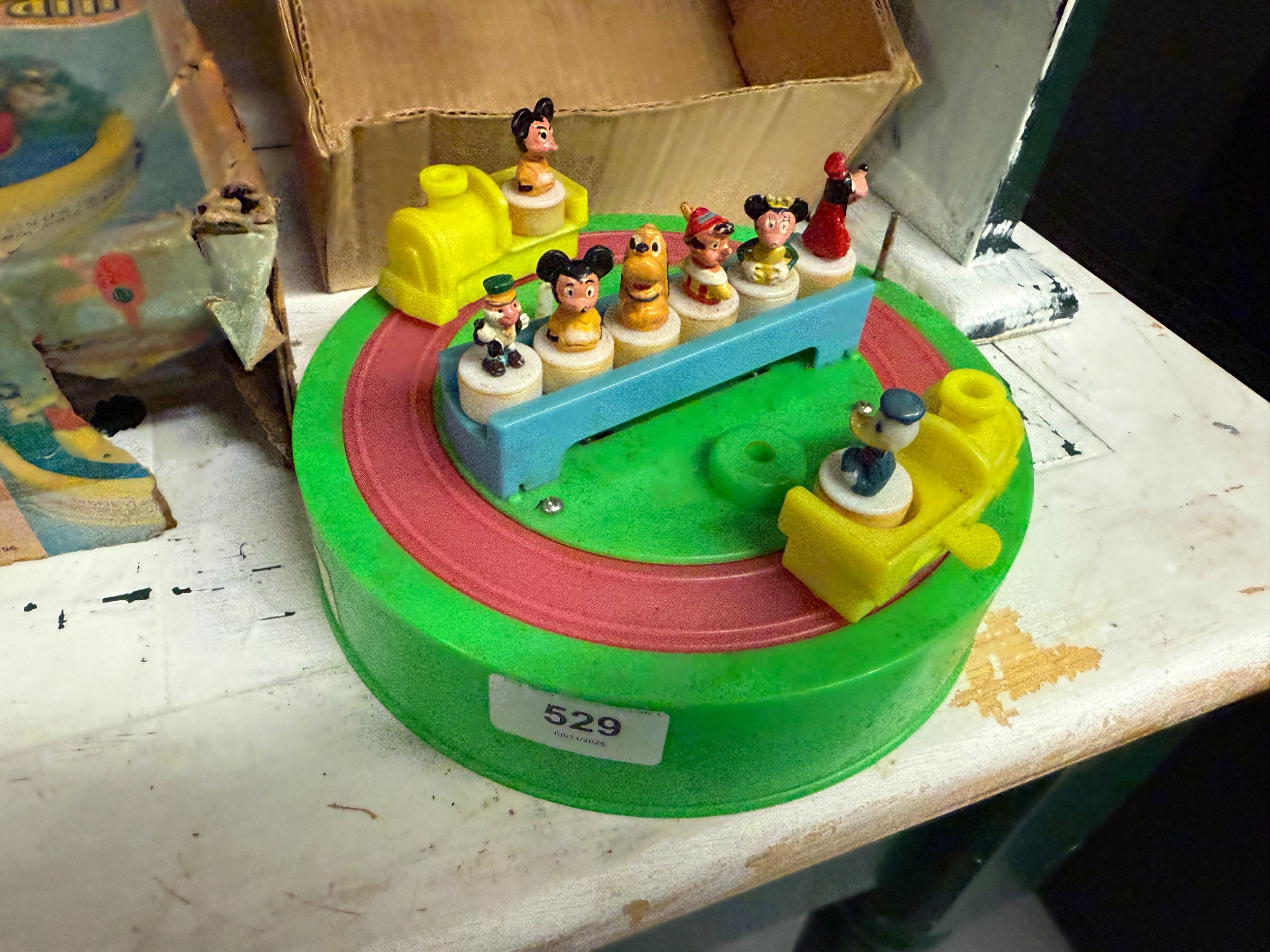 Walt Disney Characters Vintage Transfer Train in Original Box