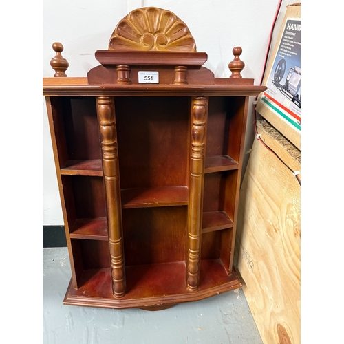 551 - Wall Hanging Display Shelves