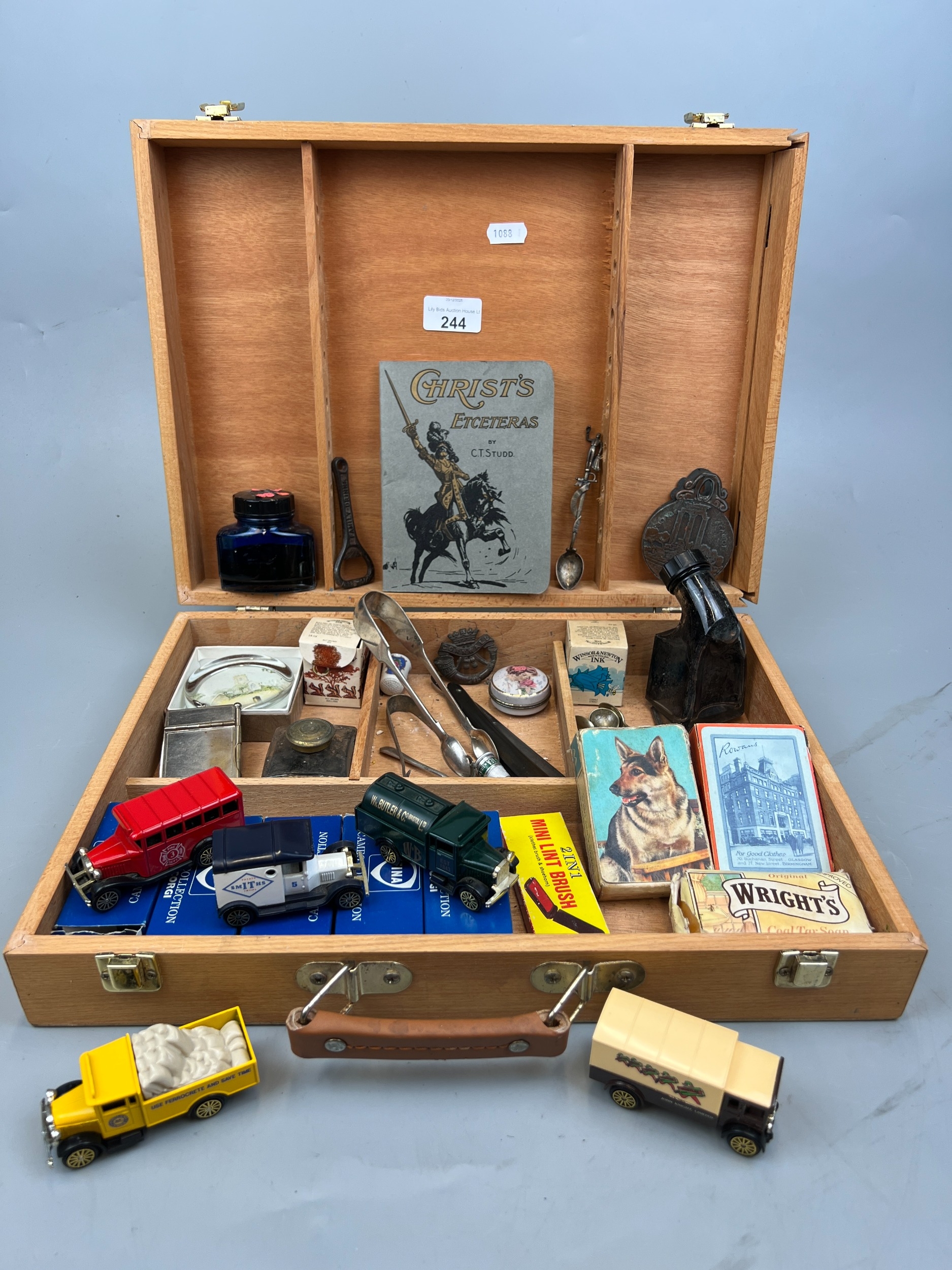Case Full of Collectables to include Corgi Die Cast Vehicles