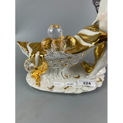 Vittorio Sabadin Porcelain Cherub Figurine