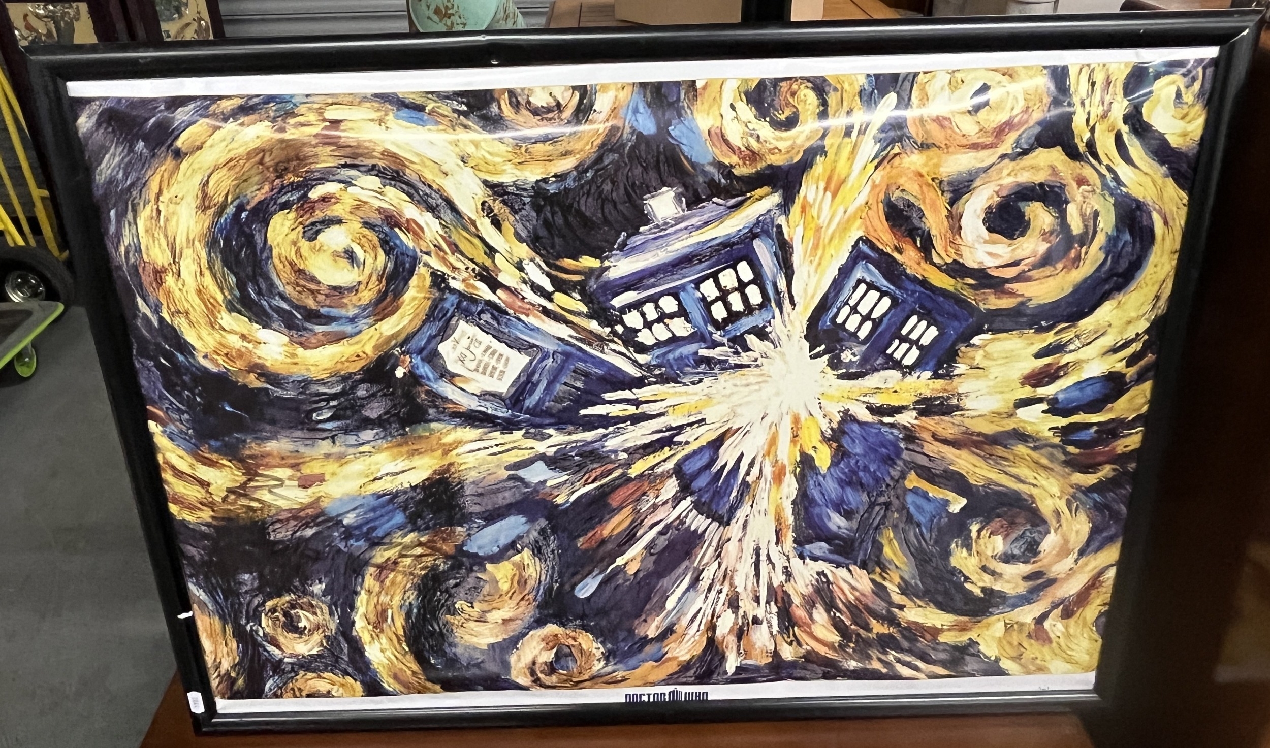 Framed Dr. Who Poster