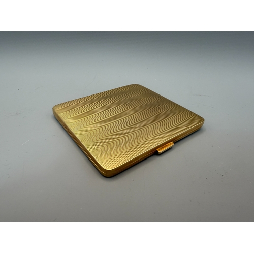 9ct Gold Cigarette Case Approx. W 69.5g
