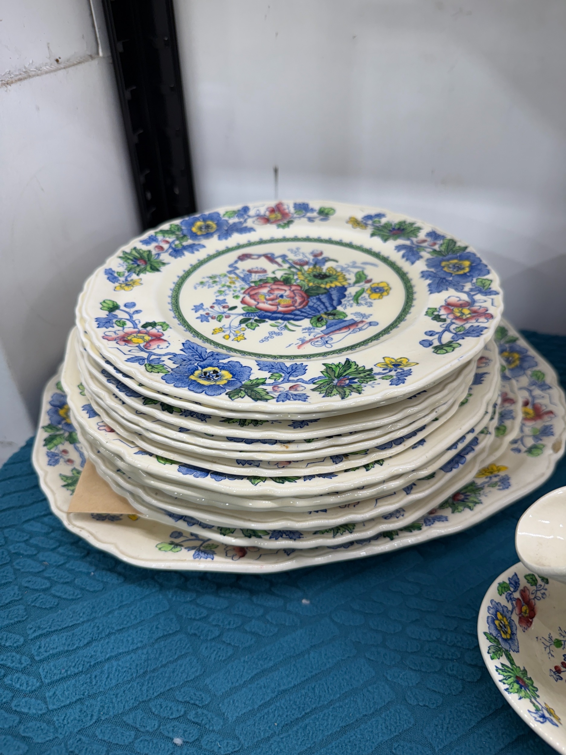 Collection Of Masons Ironstone Strathmore Pattern