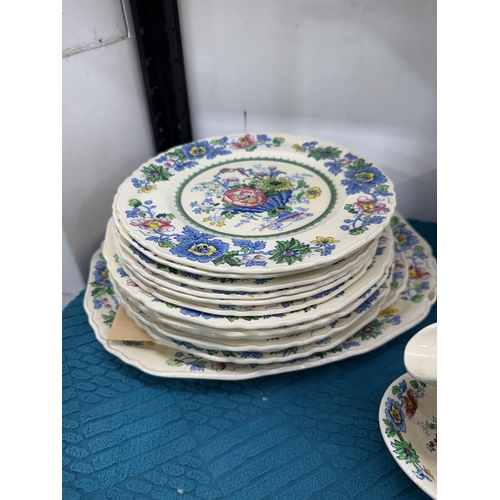 Collection Of Masons Ironstone Strathmore Pattern