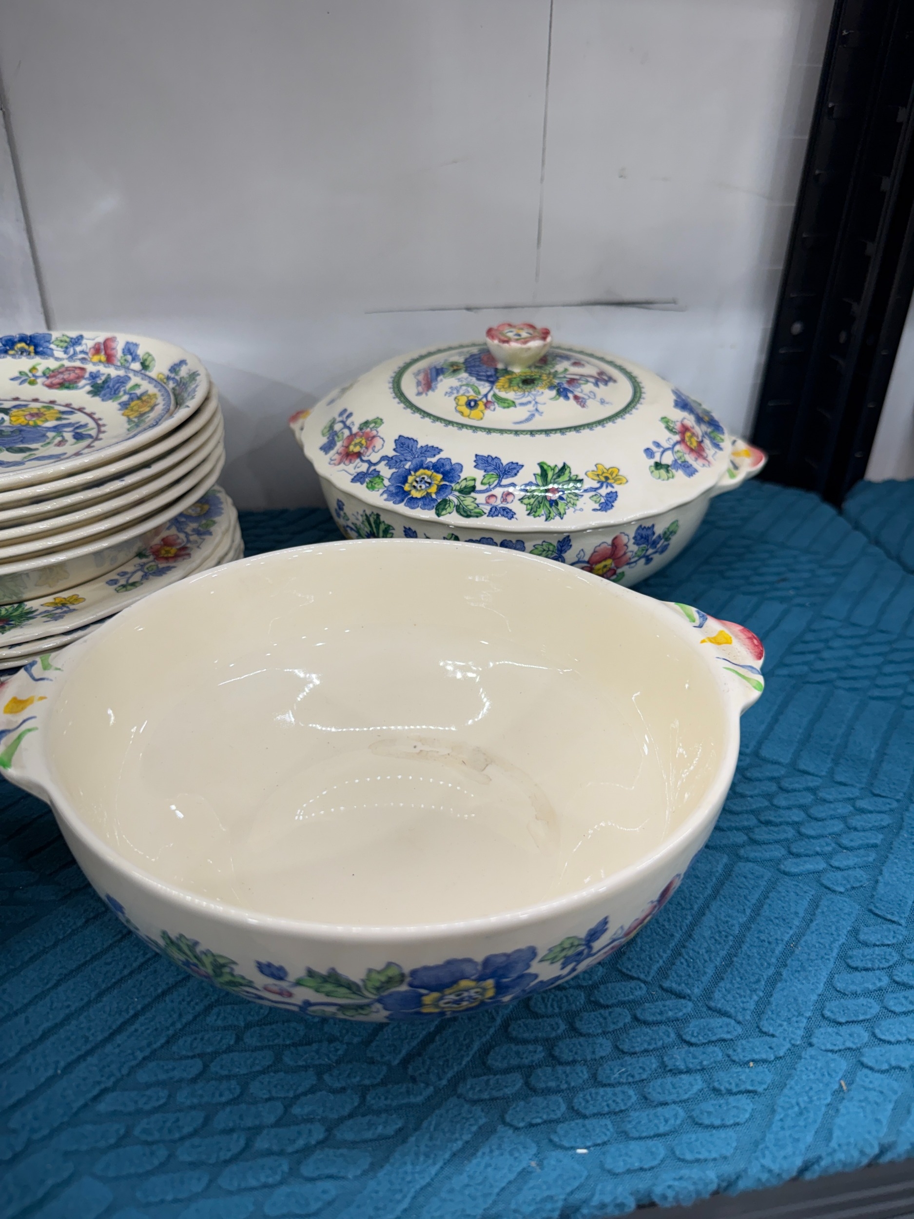 Collection Of Masons Ironstone Strathmore Pattern