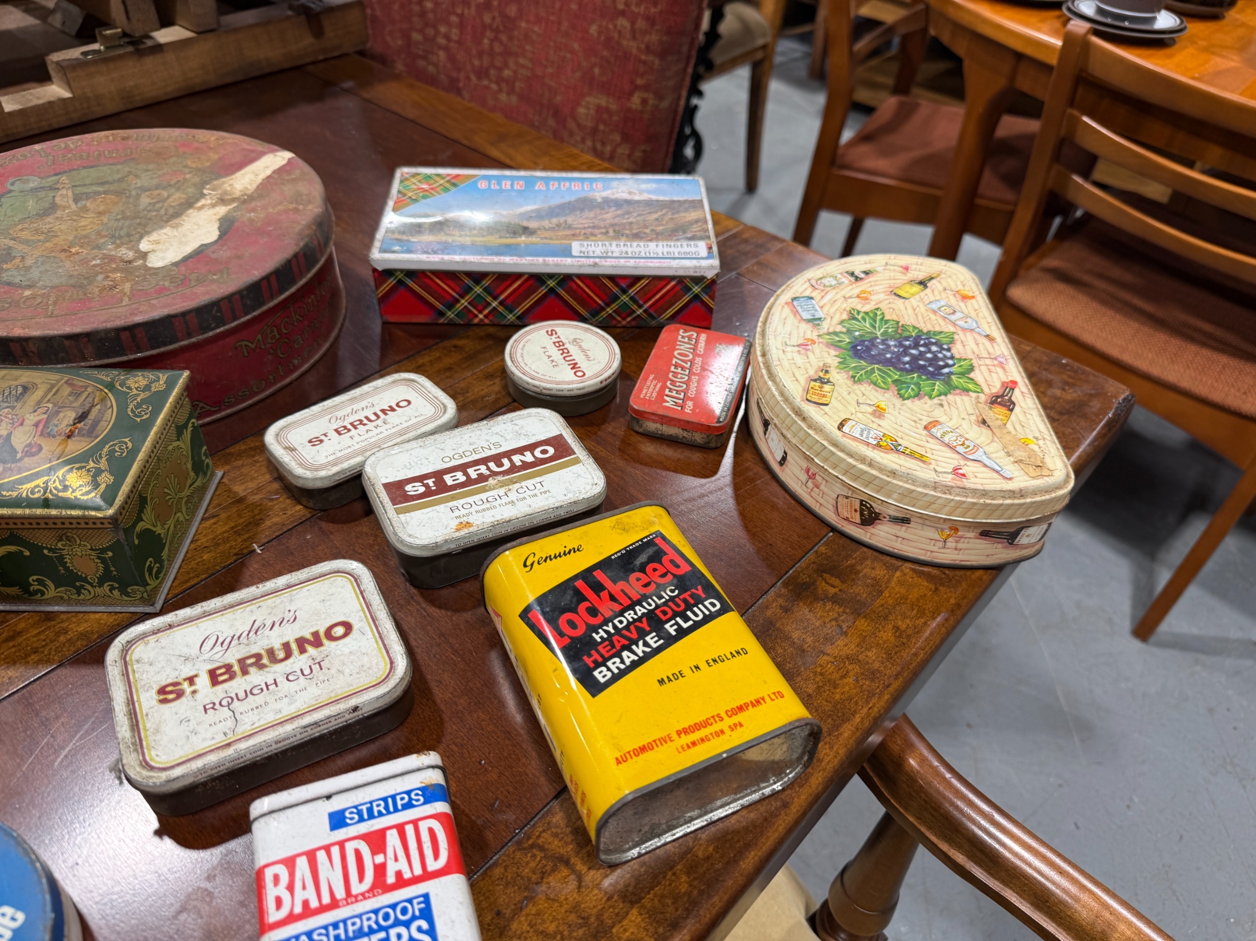 Collection of Vintage Tins