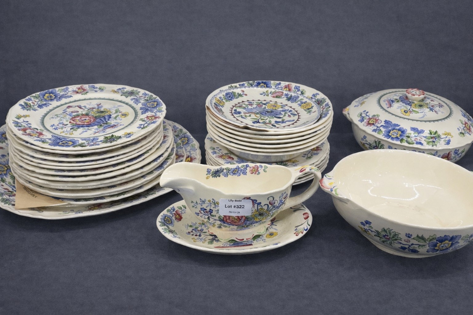 Collection Of Masons Ironstone Strathmore Pattern