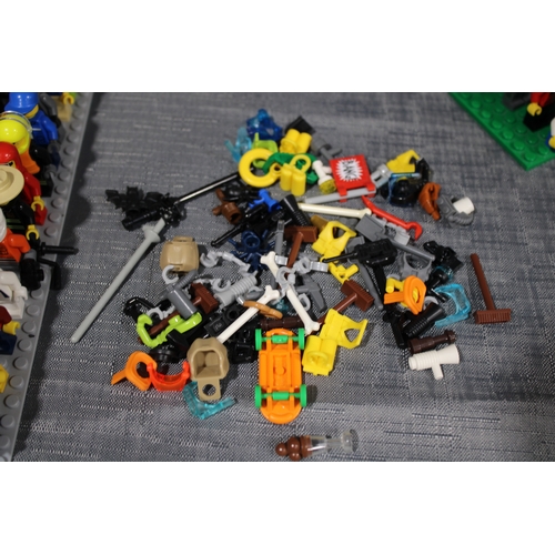 Lego Head Box with 500 Mini Figures to include Box of Accessories