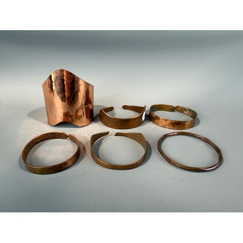 11 - Collection of Copper Bangles To Include Moda