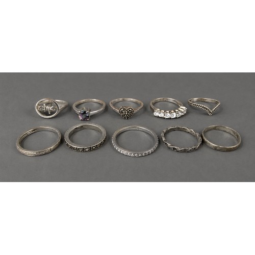 13 - Ten Silver Rings&nbsp;