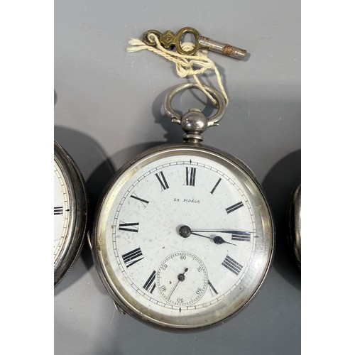 20 - Four Hallmarked Silver Pocket Watches