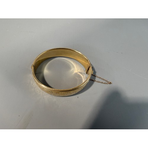 59 - 1/5 9ct gold Metal Core Bracelet