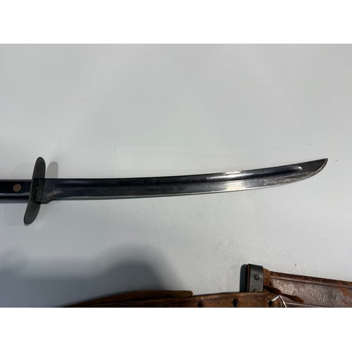 128 - Late 19thC. early 20thC. Dutch 'KLEWANG' short sword, 17¾