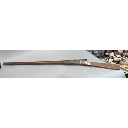 143 - Antique Matchlock Rifle Possibly Indian