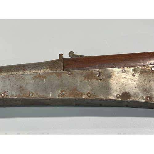 143 - Antique Matchlock Rifle Possibly Indian