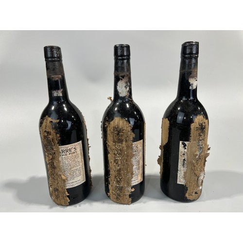 167 - Three Bottles Of Warre's Vintage port 1980