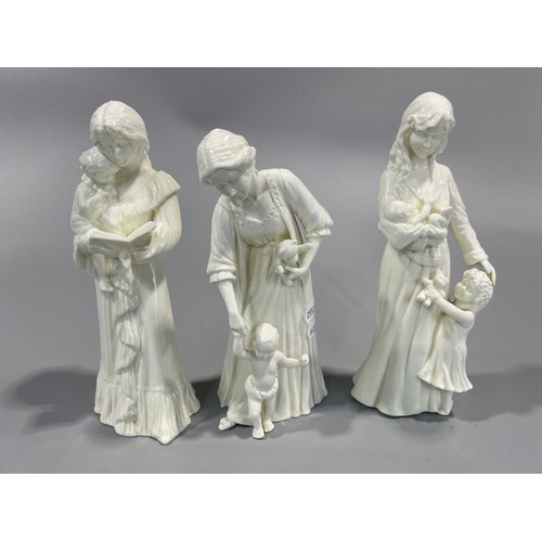 175 - 3 Royal Worcester Lady Figurines