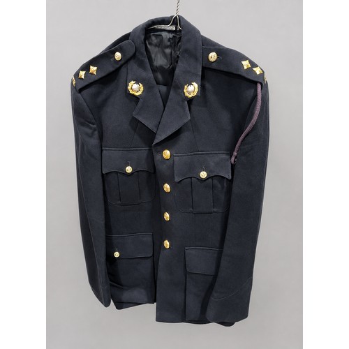 152 - British Military Royal Marines Uniform With Associated Badges
