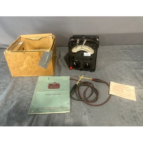 418 - Vintage Universal AVOmeter Model 8 Analog Multimeter