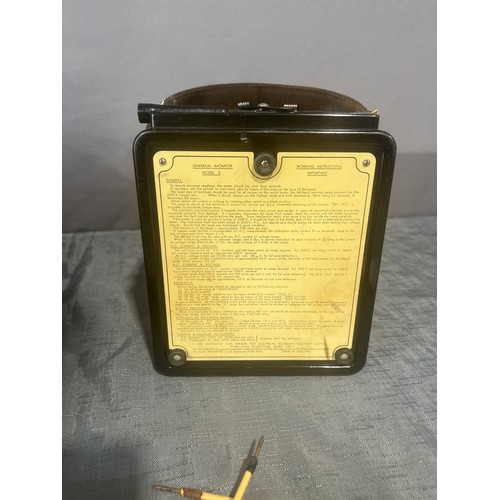 418 - Vintage Universal AVOmeter Model 8 Analog Multimeter