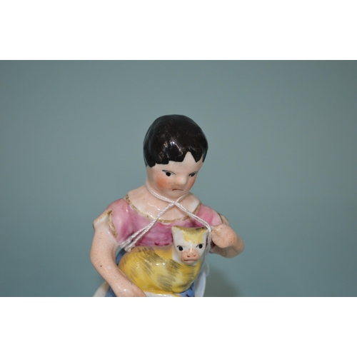 123 - A mid 19th Century continental porcelain putto figure, 4