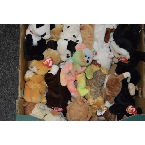 14 - Approx. twenty three 1990's Ty Beanie Bears animals, most with ear tags