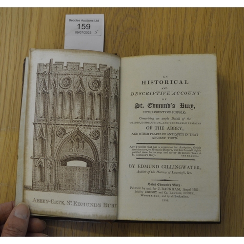 159 - Three volumes 1888-1891 'Suffolk Domesday' together with a 1795 'The Norfolk Tour or Traveller's Poc... 