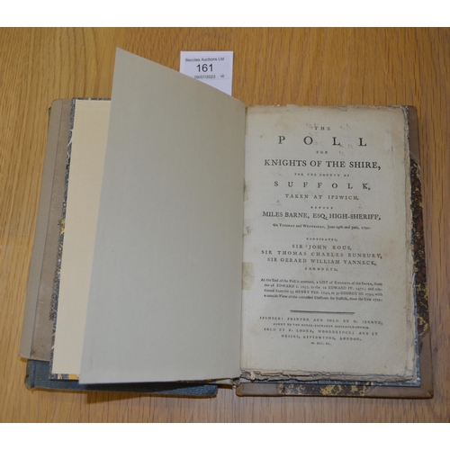 161 - 1833 'A Poetical Sketch of the Norwich and Lowestoft Navigation Works' by William Cole, a rebound co... 