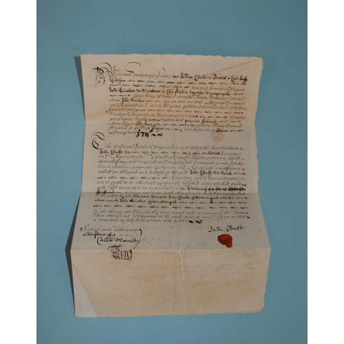 168 - Sixteen 19th Century legal documents, dating from early to late 1800's, some on velum and varying si... 