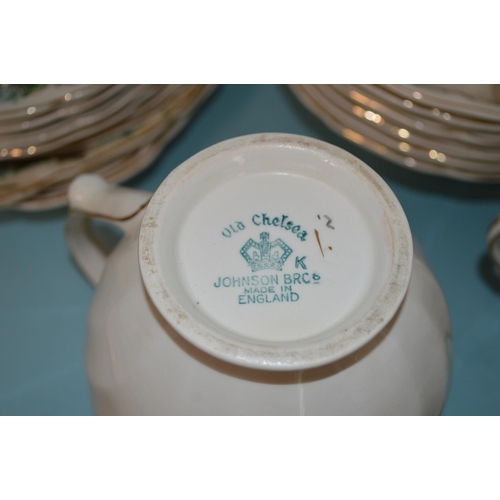 6 - A selection of part vintage tea sets and ceramics including Royal Grafton, Johnson Bros and a Portug... 