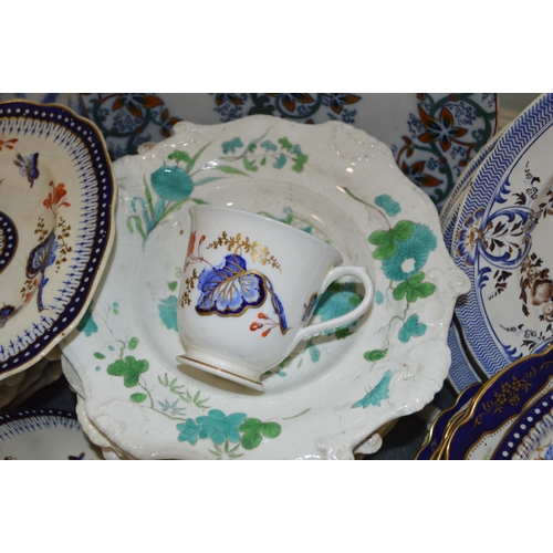 8 - A selection of Victorian plates etc including Copeland and Garrett late Spode, George Jones etc