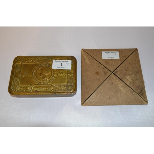 1 - Brother group WWI medals, death plaque, card wrap, S8083 Pte A.McLennan, Victory medal Gordons, Prin... 