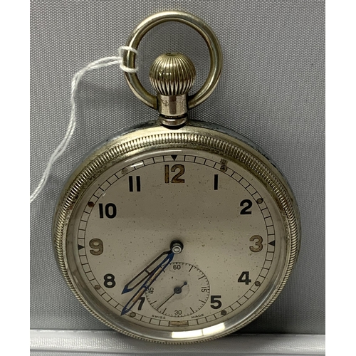 10 - A WWII G.S.T.P. pocket watch