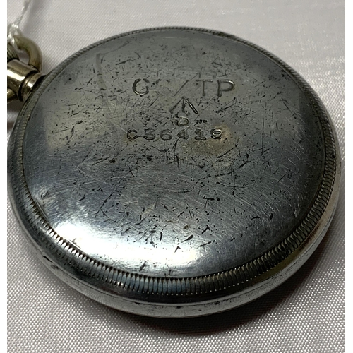 10 - A WWII G.S.T.P. pocket watch